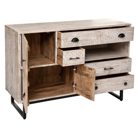 Buffet 3 portes et 4 tiroirs en bois