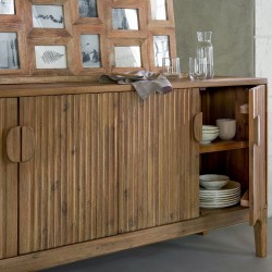 Buffet 4 portes en bois