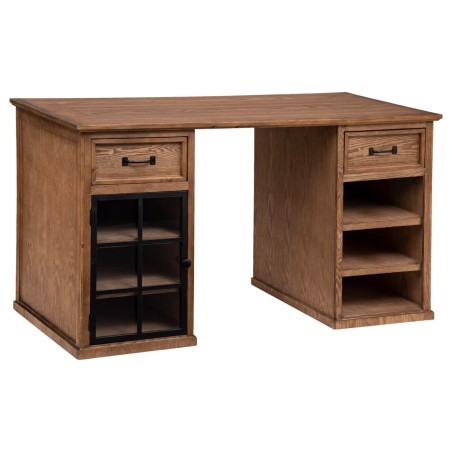 Bureau 2 tiroirs en bois