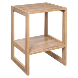 Etagère emplilable 1 case effet chêne naturel