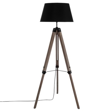 Lampadaire trépied en bois H.145 cm