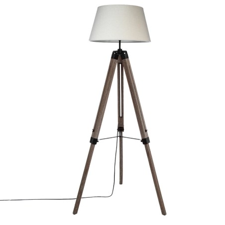 Lampadaire trépied en bois H.145 cm