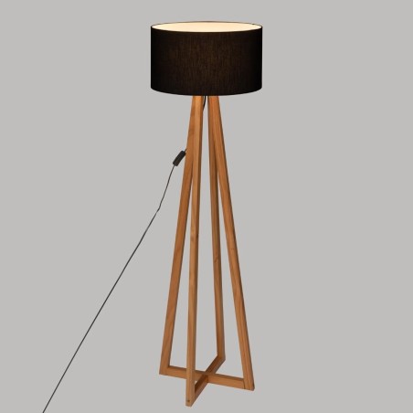 Lampadaire en bois H.140 cm