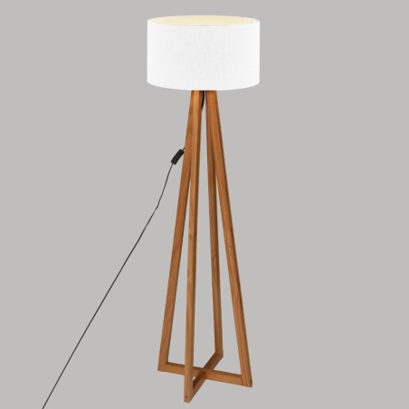 Lampadaire en bois H.140 cm