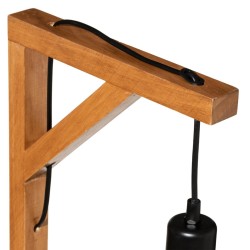 Lampadaire en bois H.148 cm