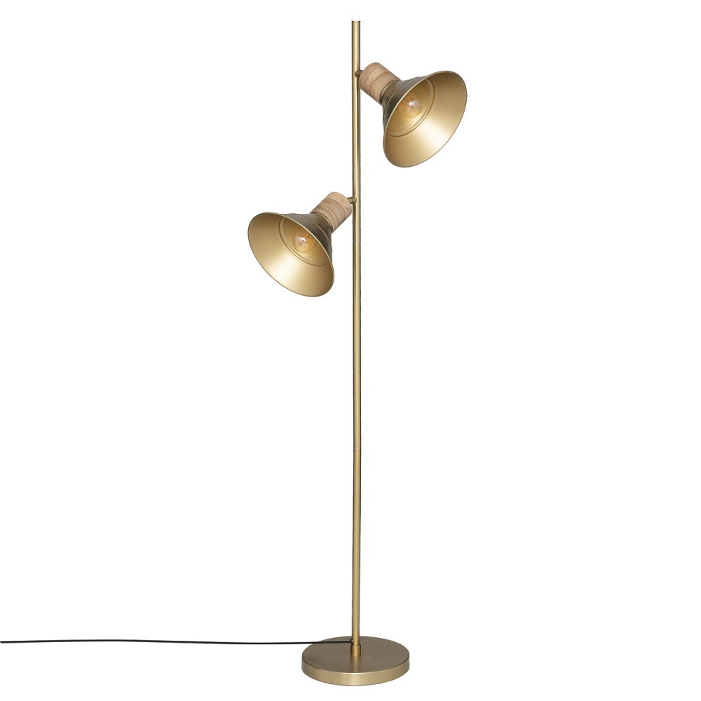 Lampadaire en marbre et métal H.151 cm