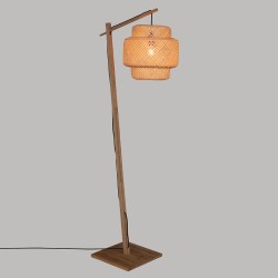 Lampadaire en bambou H.173 cm