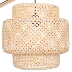 Lampadaire en bambou H.173 cm