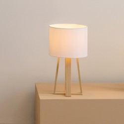 Lampe bois H.35 cm