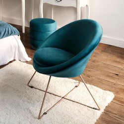 Fauteuil en velours