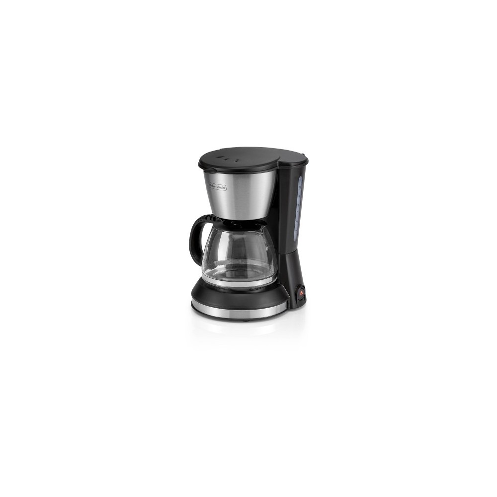 CAFETIERE NOIRE INOX 6 tasses 550 W