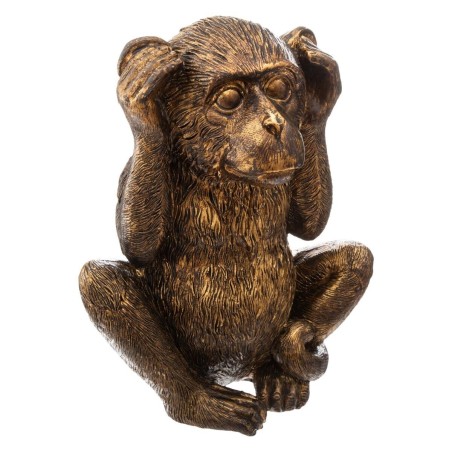 Set de 3 statuettes de singes H.17 cm