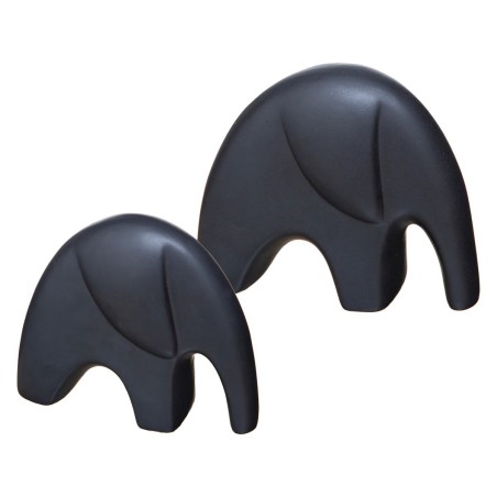 Set de 2 statuettes éléphants H.16 cm