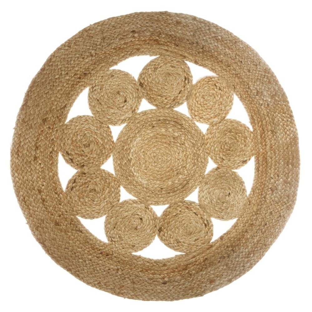 Tapis rond D.80 cm en jute végétale