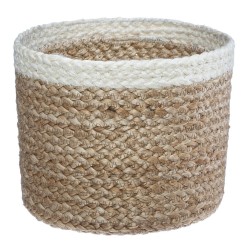 Lot de 3 paniers petits modèles en jute