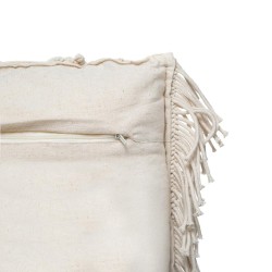 Coussin franges en coton 30x50 cm