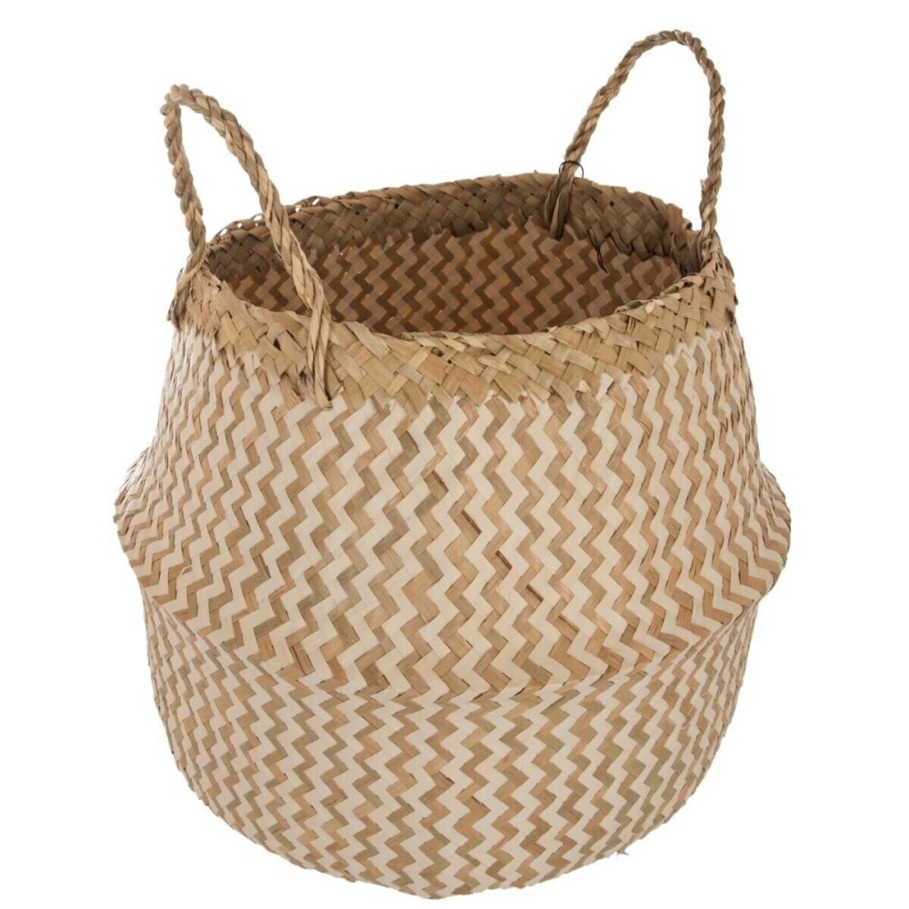 Panier pliable à motif D.35 cm en seagrass