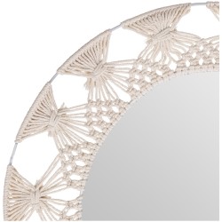 Miroir D.56 cm en coton