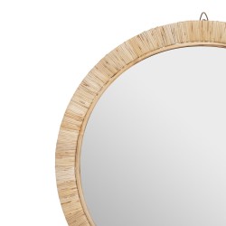 Miroir D.60 cm en rotin