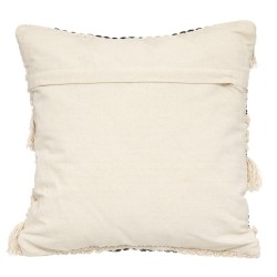 Coussin motif relief 45x45 cm en coton