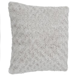 Coussin fourrure bouclé 45x45 cm