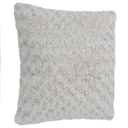 Coussin fourrure bouclé 45x45 cm