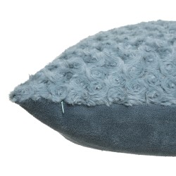 Coussin fourrure bouclé 45x45 cm