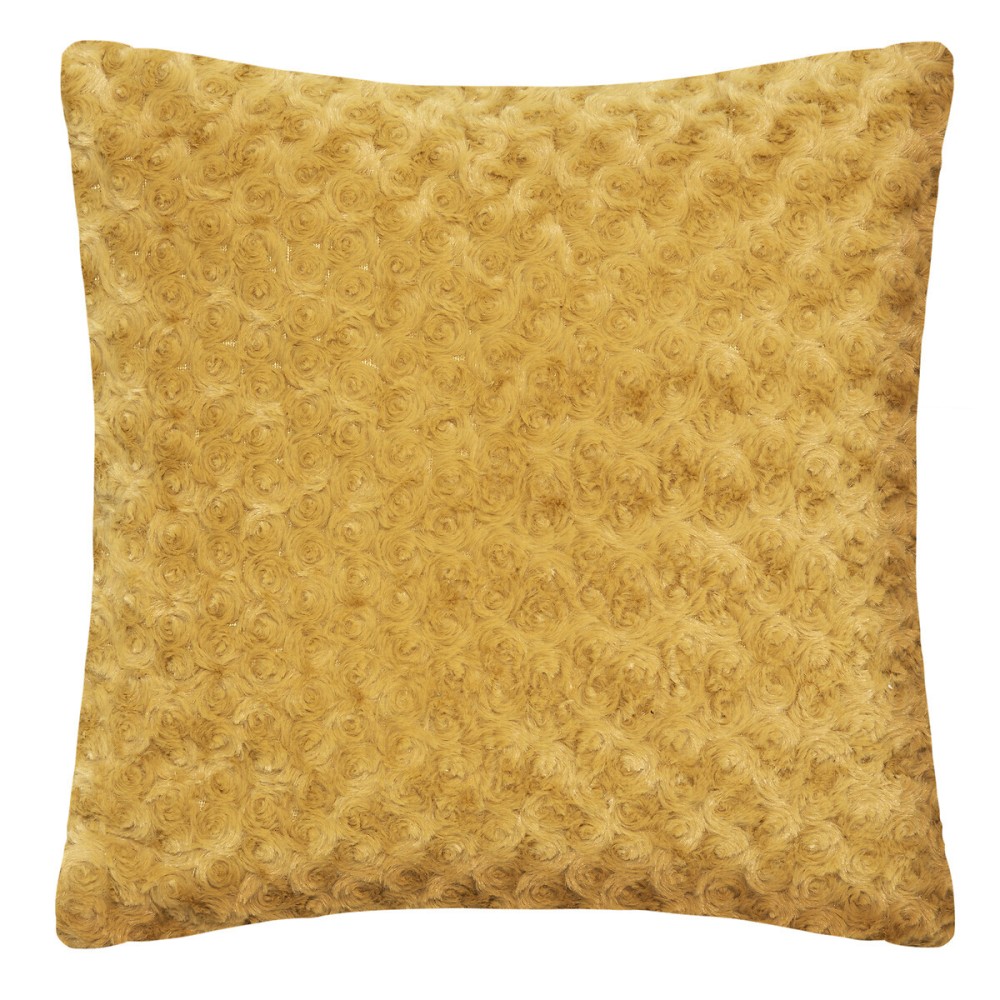 Coussin fourrure bouclé 45x45 cm