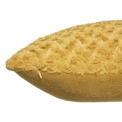 Coussin fourrure bouclé 45x45 cm